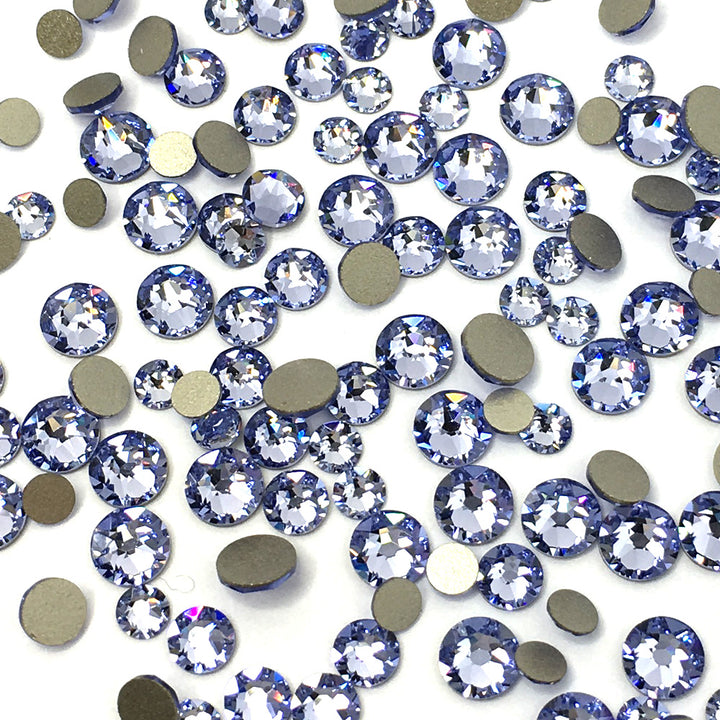 2058 &amp; 2088 Swarovski Flatback No Hotfix Mix Sizes, Provence Lavender (283)
