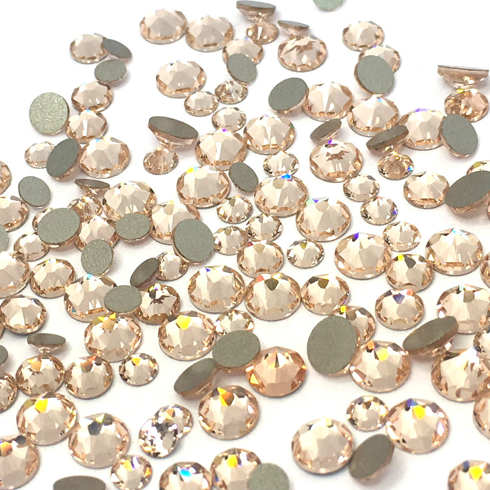 2058 &amp; 2088 Swarovski Flatback No Hotfix Mix Sizes, Silk (391)