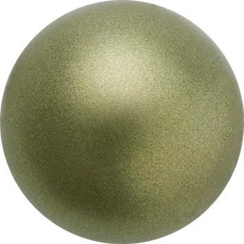 Preciosa 131 10 011 Round Pearl MAXIMA 1H, Pearl Effect Dark Green (75800)