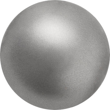 Preciosa 131 10 011 Round Pearl MAXIMA 1H, Pearl Effect Dark Grey (74500)