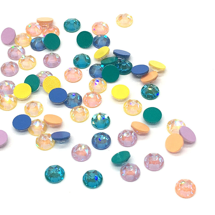 2088 Swarovski Flatback No Hotfix, DeLite Mix Colors