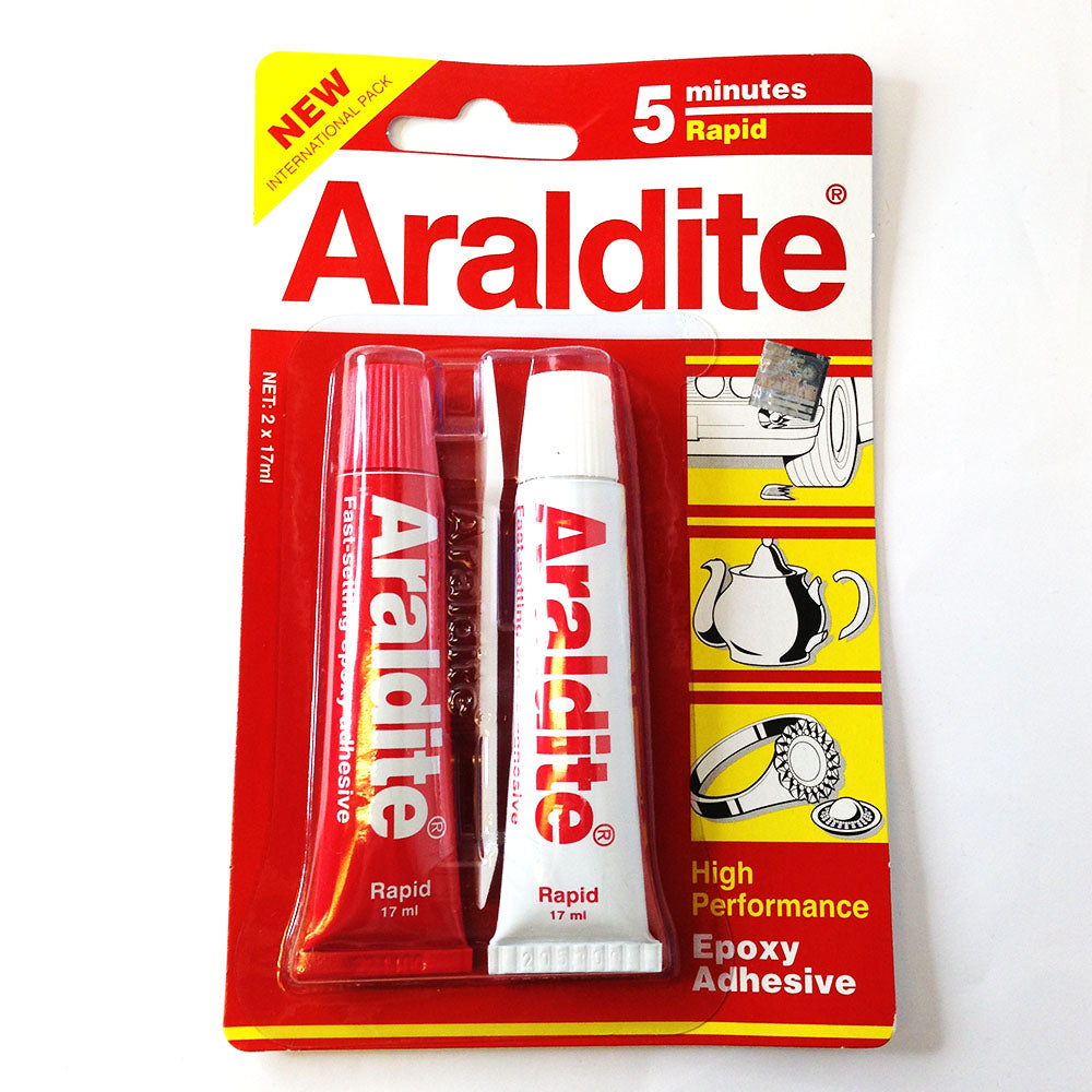 Araldite AB Epoxy Adhesive Glue 5 Minutes Rapid