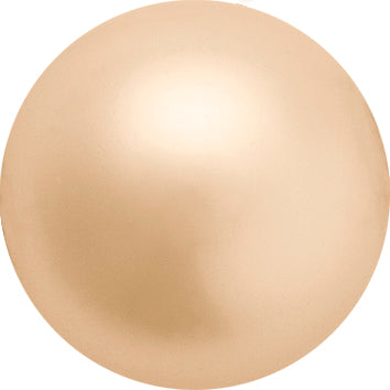 Preciosa 131 10 011 Round Pearl MAXIMA 1H, Pearl Effect Gold (78600)