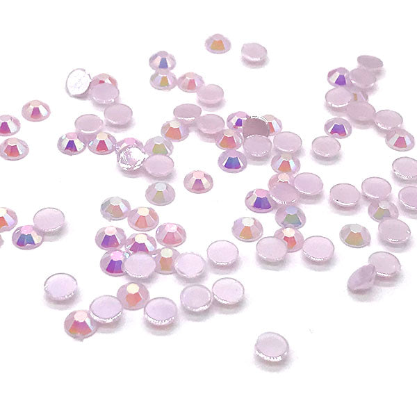 Jelly Resin Flatback Rhinestones, Purple AB