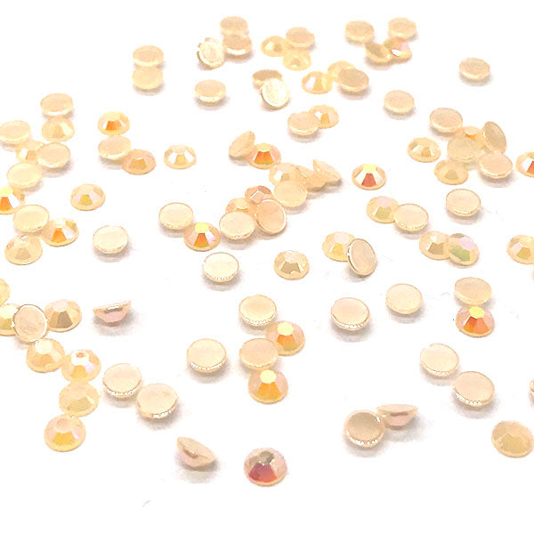 Jelly Resin Flatback Rhinestones, Orange AB