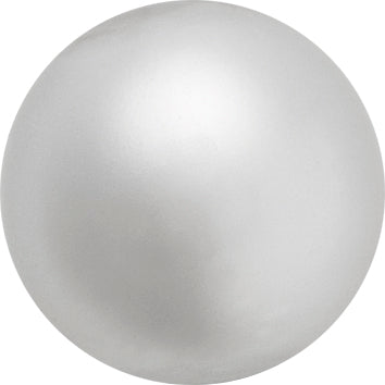 Preciosa 131 10 011 Round Pearl MAXIMA 1H, Pearl Effect Light Grey (74000)
