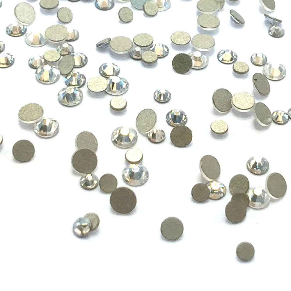 2058 &amp; 2088 Swarovski Flatback No Hotfix Mix Sizes, Crystal Moonlight (001 MOL)