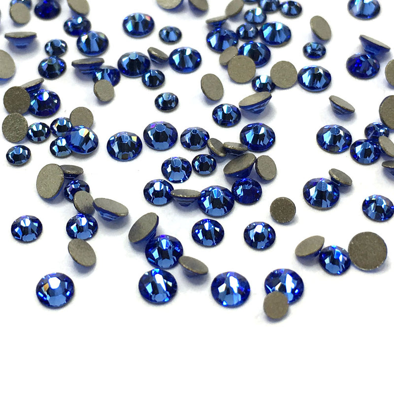 2058 & 2088 Swarovski Flatback No Hotfix Mix Sizes, Sapphire (206)