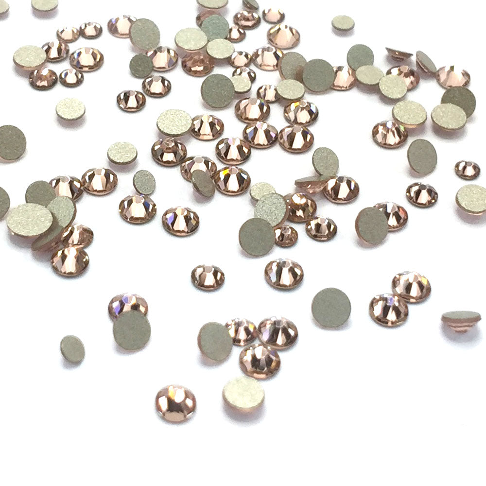 2058 &amp; 2088 Swarovski Flatback No Hotfix Mix Sizes, Vintage Rose (319)