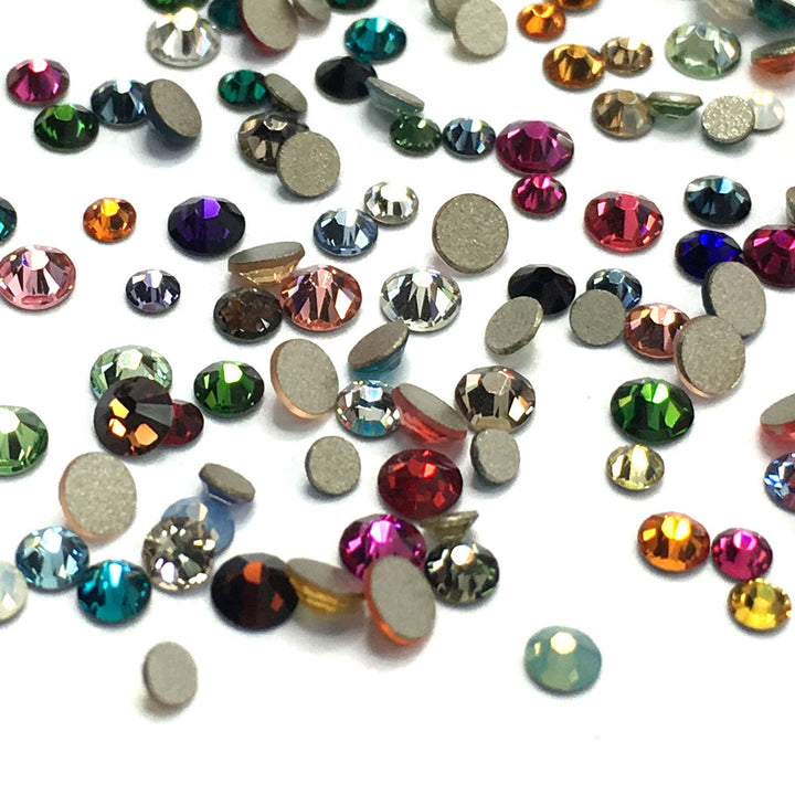 2058 &amp; 2088 Swarovski Flatback No Hotfix Mix Sizes, Mix Color